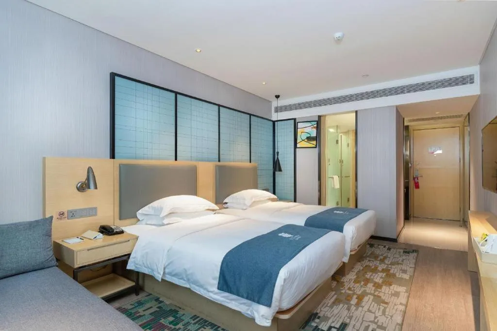 Bed in Echarm Hotel Nanning Nationalities Square Metro Station