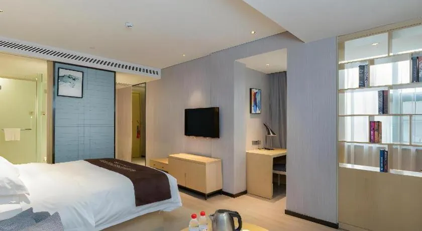 Bed in Echarm Hotel Nanning Nationalities Square Metro Station