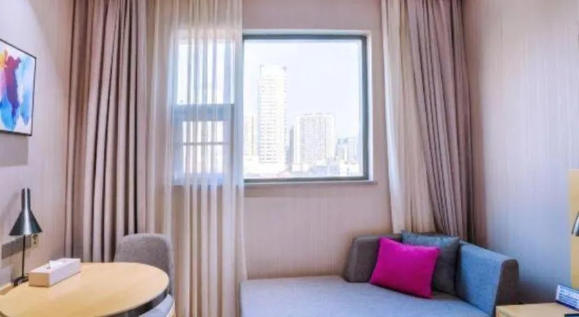 Bed in Echarm Hotel Nanning Nationalities Square Metro Station