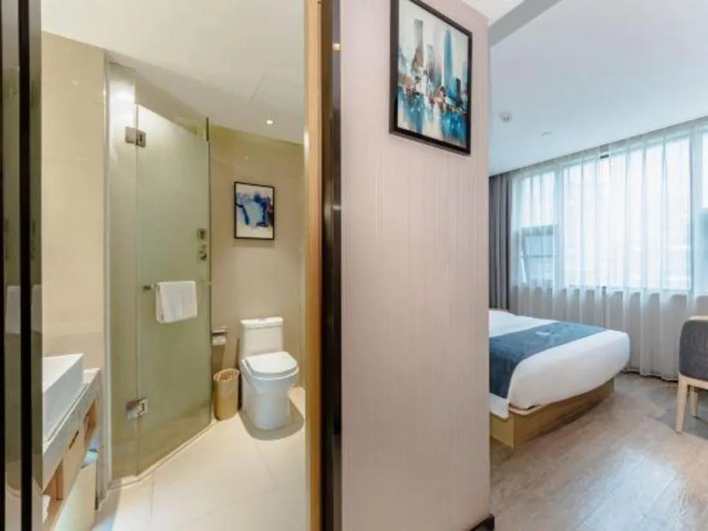 Bed in Echarm Hotel Nanning Nationalities Square Metro Station