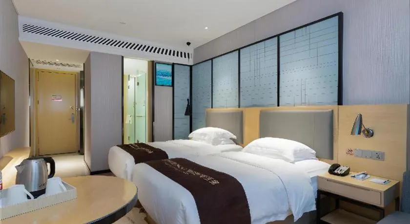 Bed in Echarm Hotel Nanning Nationalities Square Metro Station