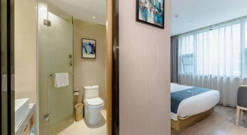 Bed in Echarm Hotel Nanning Nationalities Square Metro Station