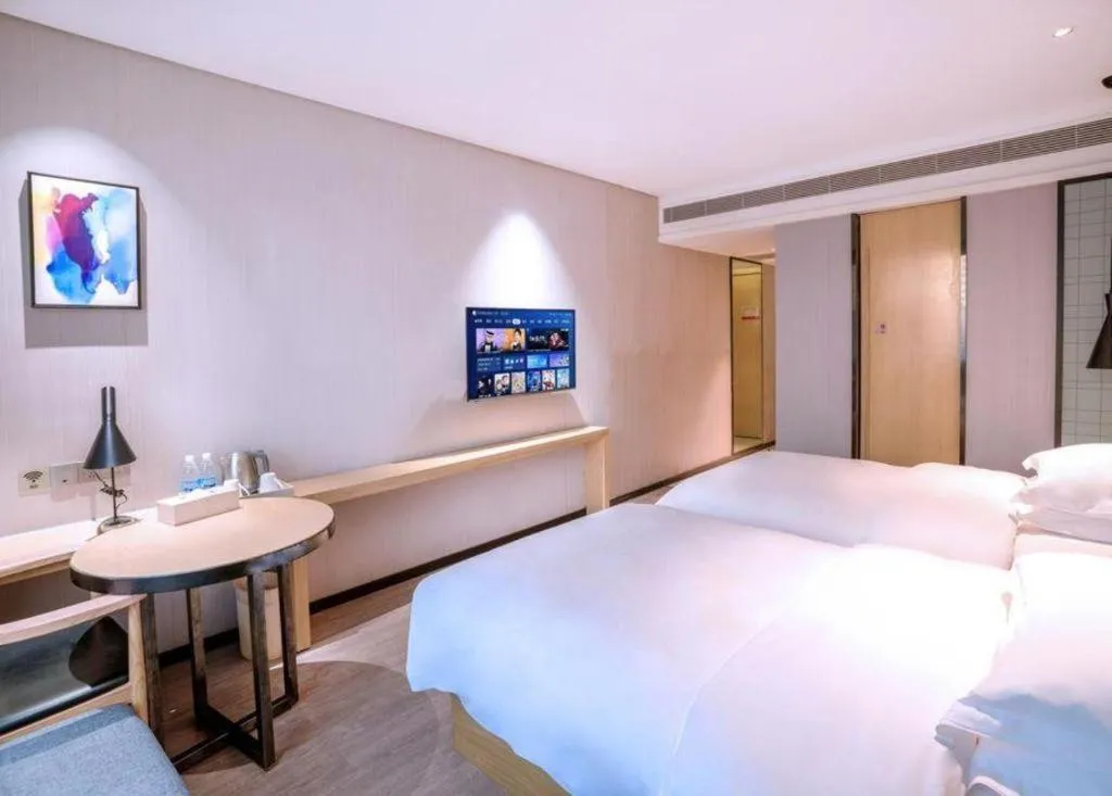 Bed in Echarm Hotel Nanning Nationalities Square Metro Station