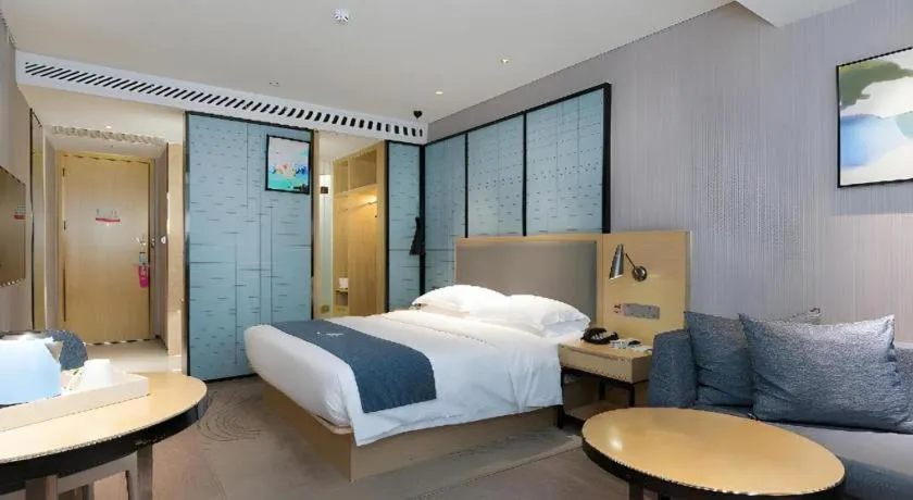 Bed in Echarm Hotel Nanning Nationalities Square Metro Station