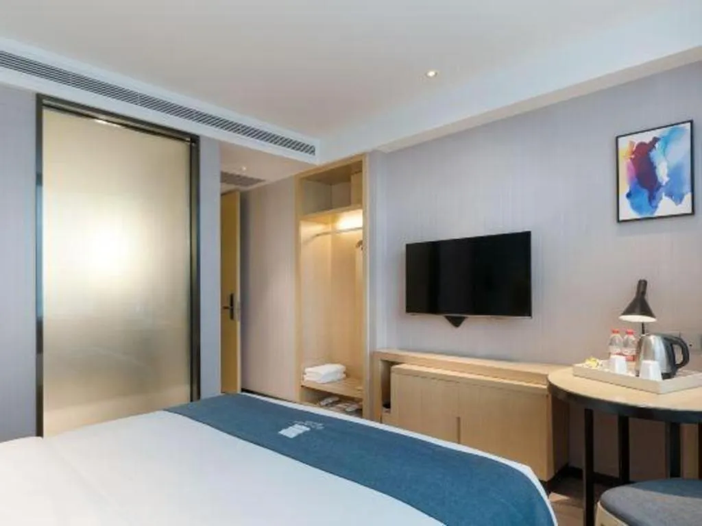 Bed in Echarm Hotel Nanning Nationalities Square Metro Station