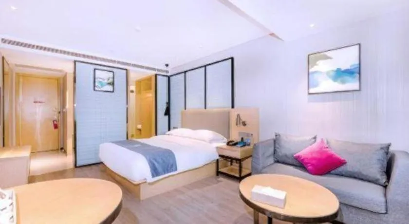 Bed in Echarm Hotel Nanning Nationalities Square Metro Station