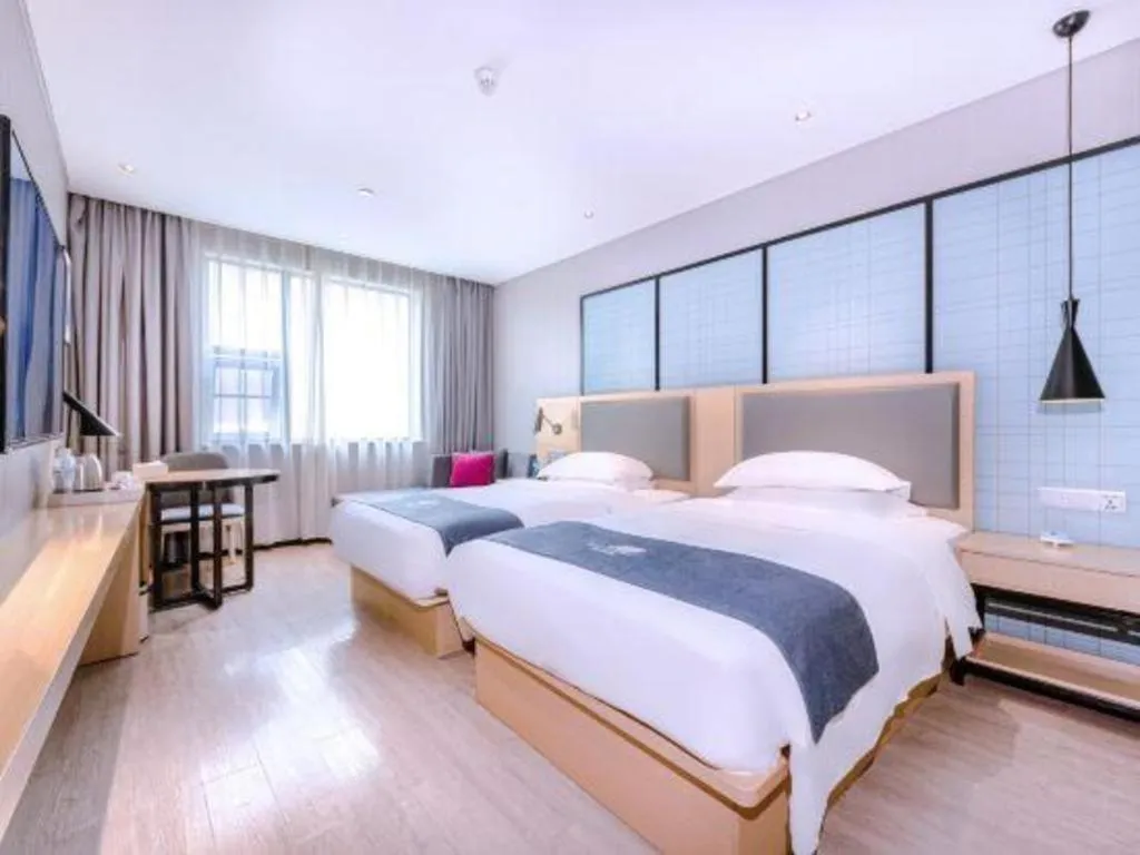 Bed in Echarm Hotel Nanning Nationalities Square Metro Station