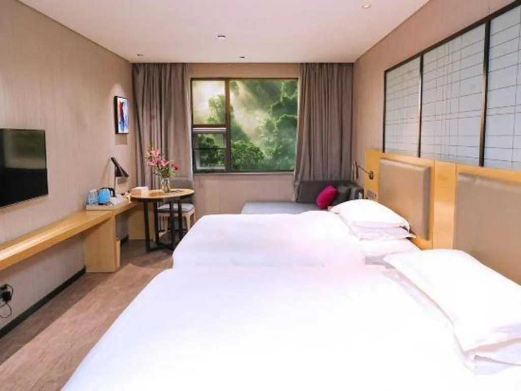 Bed in Echarm Hotel Nanning Nationalities Square Metro Station