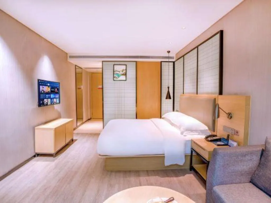 Bed in Echarm Hotel Nanning Nationalities Square Metro Station