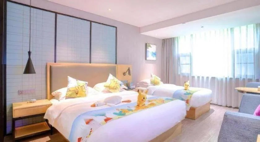 Bed in Echarm Hotel Nanning Nationalities Square Metro Station