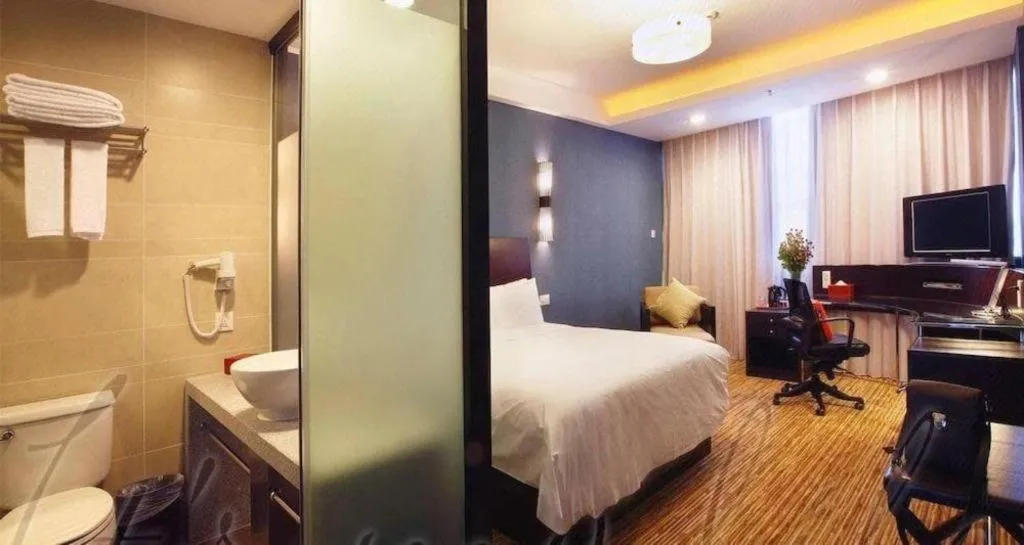 Bed in SSAW Boutique Hotel Shaoxing Ancient Town