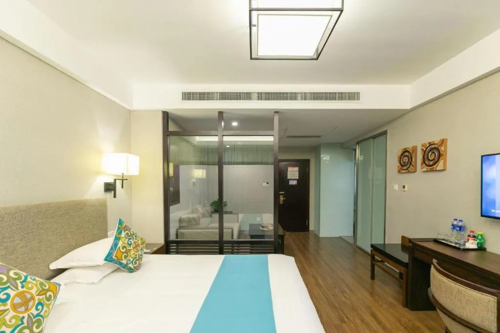 Bed in SSAW Boutique Hotel Shaoxing Ancient Town