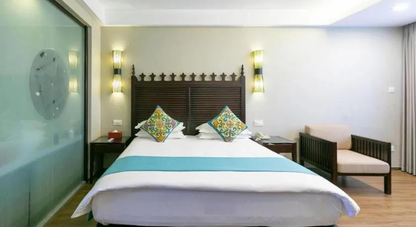 Bed in SSAW Boutique Hotel Shaoxing Ancient Town