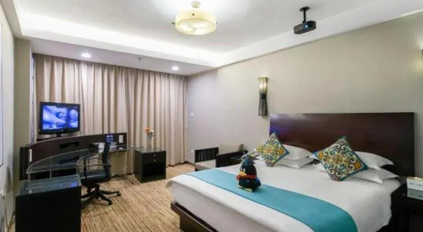 Bed in SSAW Boutique Hotel Shaoxing Ancient Town