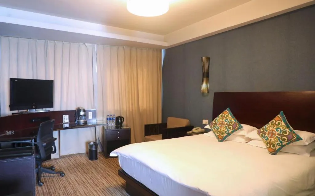 Bed in SSAW Boutique Hotel Shaoxing Ancient Town