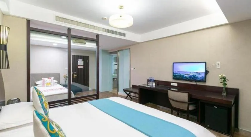Bed in SSAW Boutique Hotel Shaoxing Ancient Town