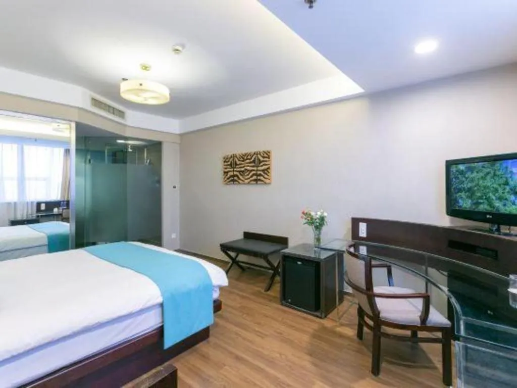 Bed in SSAW Boutique Hotel Shaoxing Ancient Town