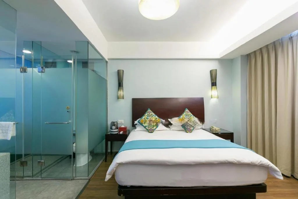 Bed in SSAW Boutique Hotel Shaoxing Ancient Town