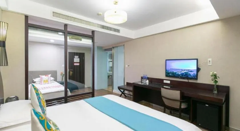 Bed in SSAW Boutique Hotel Shaoxing Ancient Town