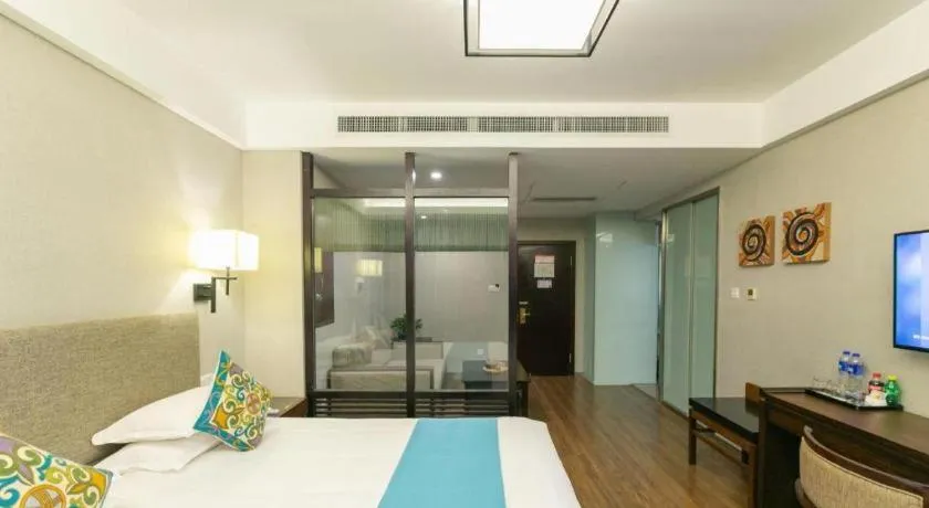 Bed in SSAW Boutique Hotel Shaoxing Ancient Town