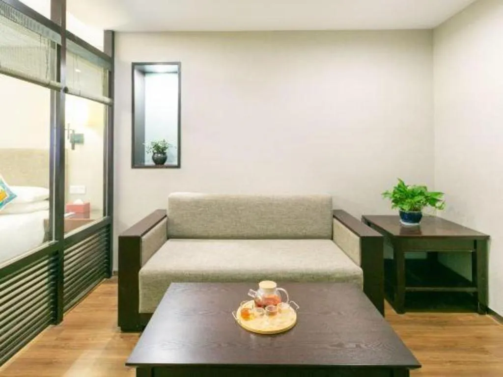 Bed in SSAW Boutique Hotel Shaoxing Ancient Town