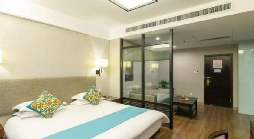 Bed in SSAW Boutique Hotel Shaoxing Ancient Town