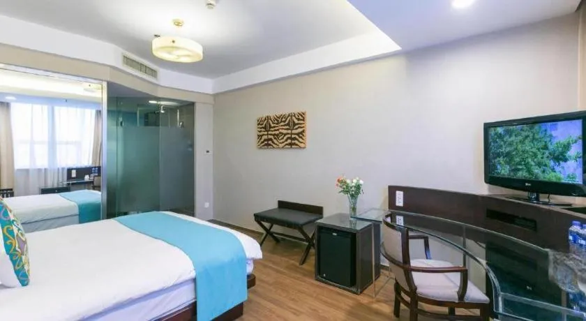 Bed in SSAW Boutique Hotel Shaoxing Ancient Town