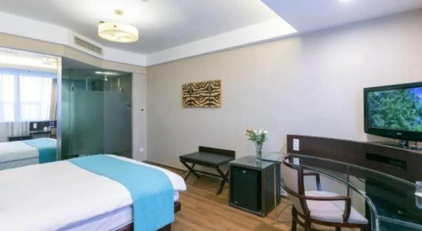 Bed in SSAW Boutique Hotel Shaoxing Ancient Town