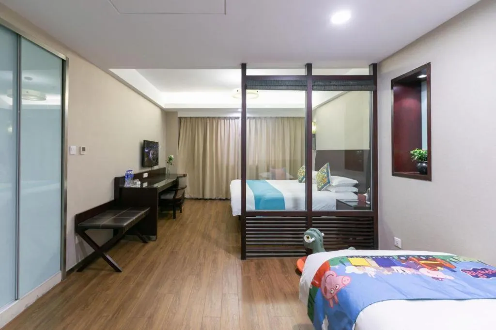 Bed in SSAW Boutique Hotel Shaoxing Ancient Town