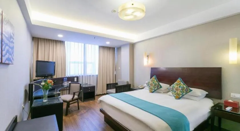 Bed in SSAW Boutique Hotel Shaoxing Ancient Town