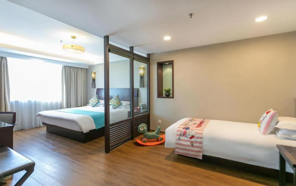 Bed in SSAW Boutique Hotel Shaoxing Ancient Town