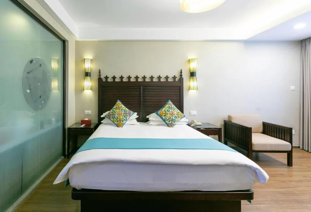 Bed in SSAW Boutique Hotel Shaoxing Ancient Town