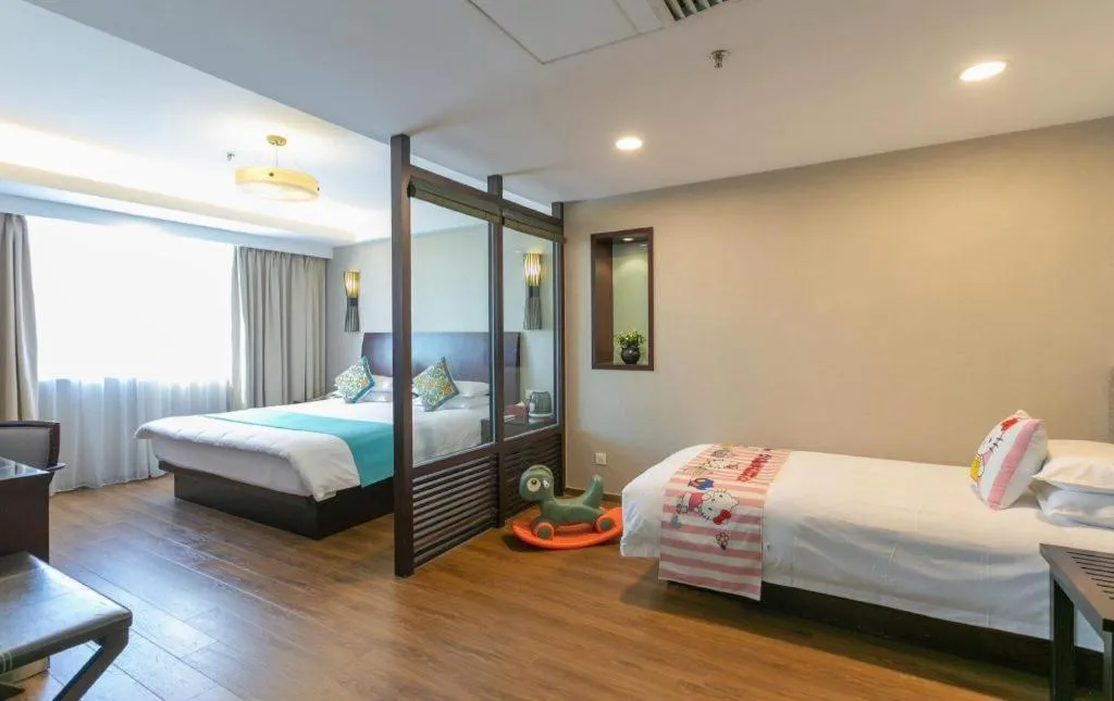 Bed in SSAW Boutique Hotel Shaoxing Ancient Town