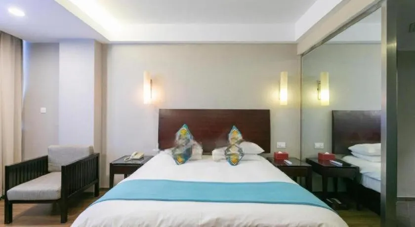 Bed in SSAW Boutique Hotel Shaoxing Ancient Town