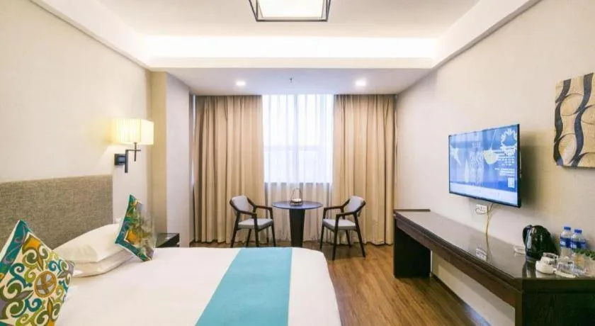 Bed in SSAW Boutique Hotel Shaoxing Ancient Town