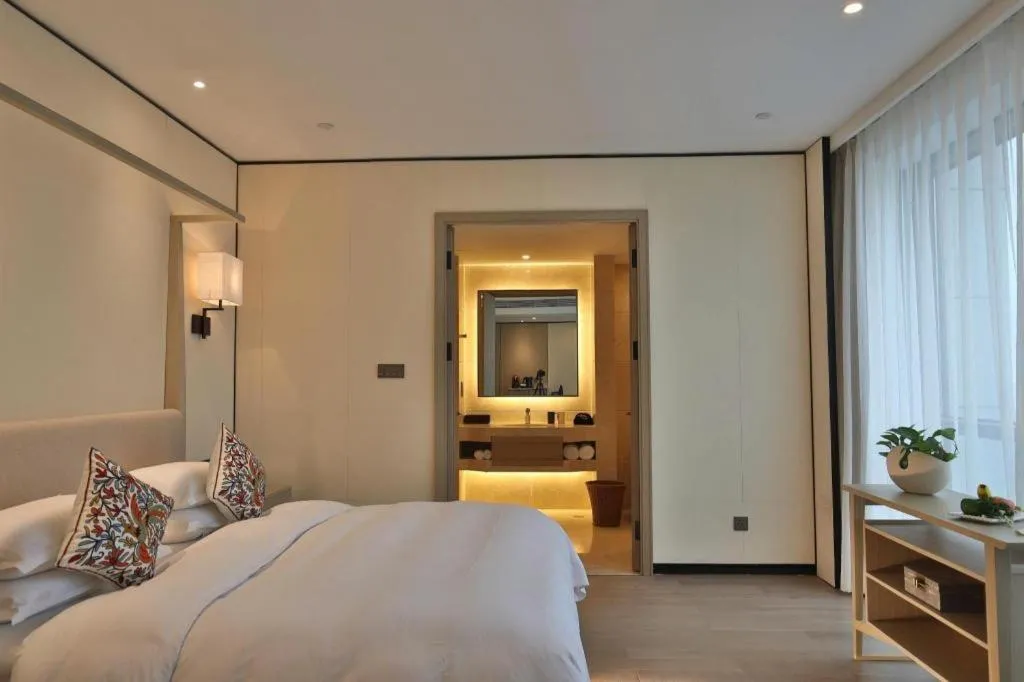 Bed in SSAW Boutique Hotel Shaoxing Ancient Town