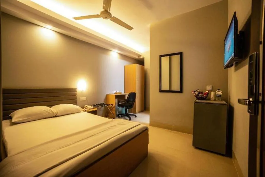 Bed in Hotel Castle Salam