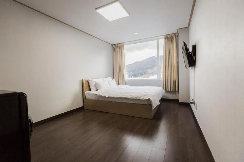 Bed in Pyeongchang the white view