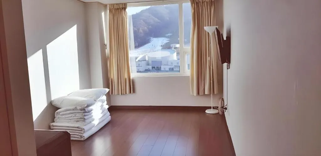 Bed in Pyeongchang the white view