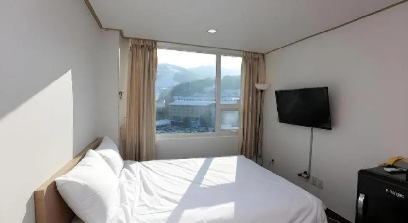 Bed in Pyeongchang the white view