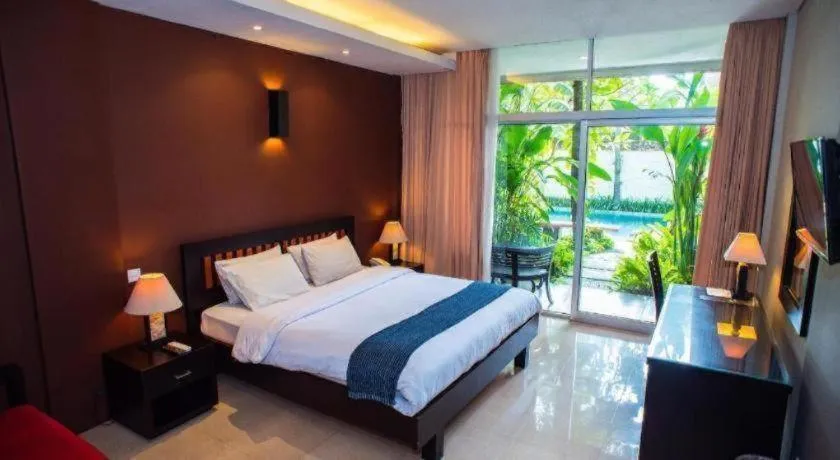 Bed in Eclipse Hotel Prawirotaman