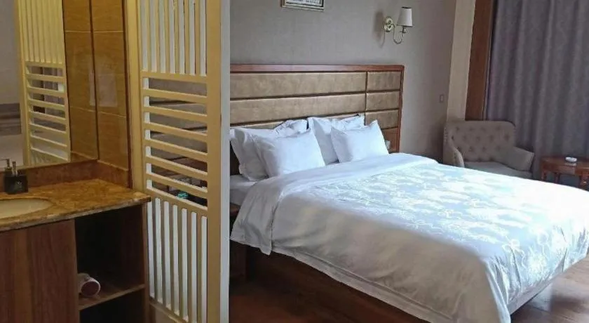 Bed in Hanyong Hotel Shenzhen International Exhibition Center