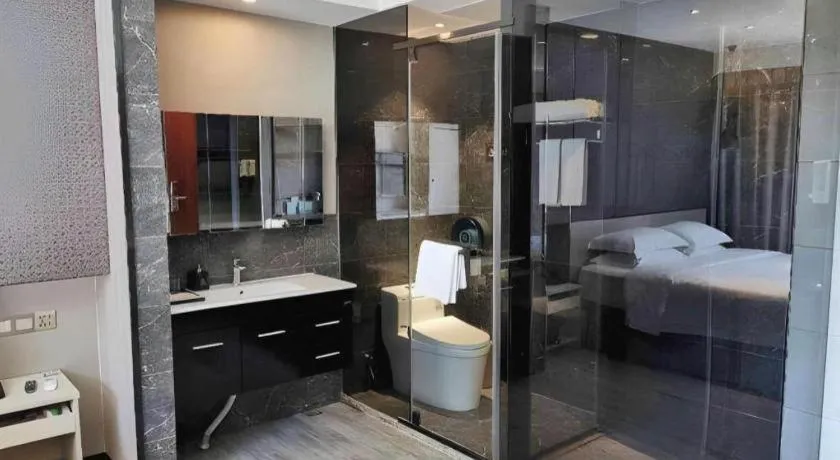 Bed in Hanyong Hotel Shenzhen International Exhibition Center