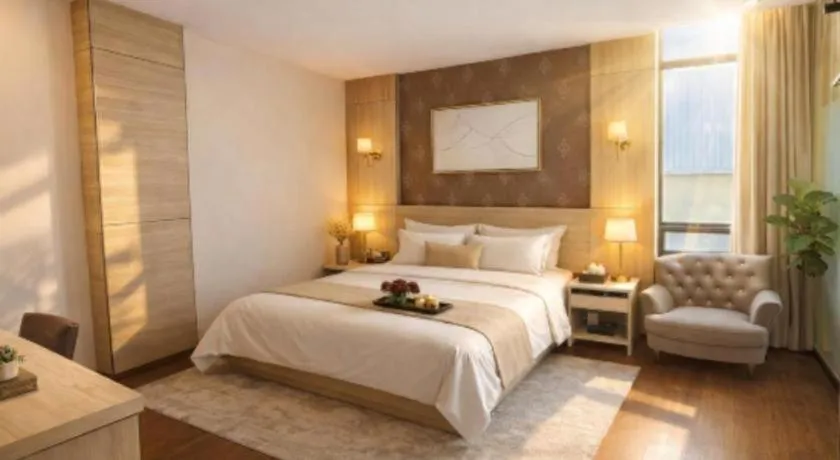 Bed in Hanyong Hotel Shenzhen International Exhibition Center