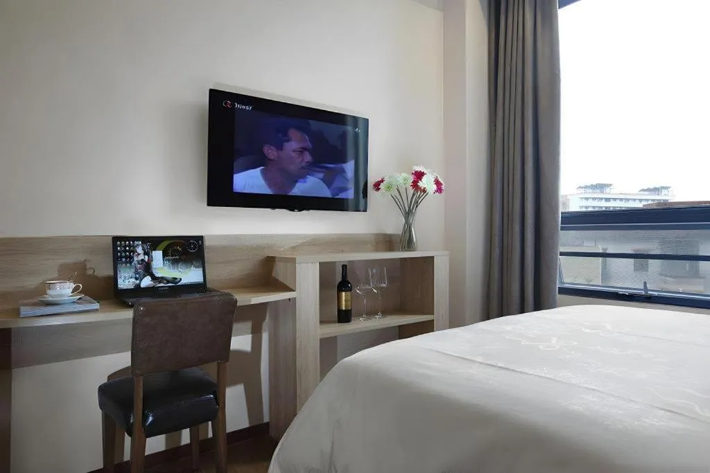 Bed in Hanyong Hotel Shenzhen International Exhibition Center