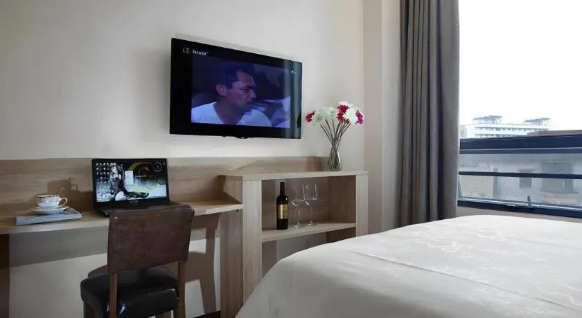 Bed in Hanyong Hotel Shenzhen International Exhibition Center