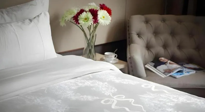 Bed in Hanyong Hotel Shenzhen International Exhibition Center