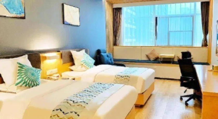 Bed in Holiday Inn Express Jinan Exhibition Center By IHG