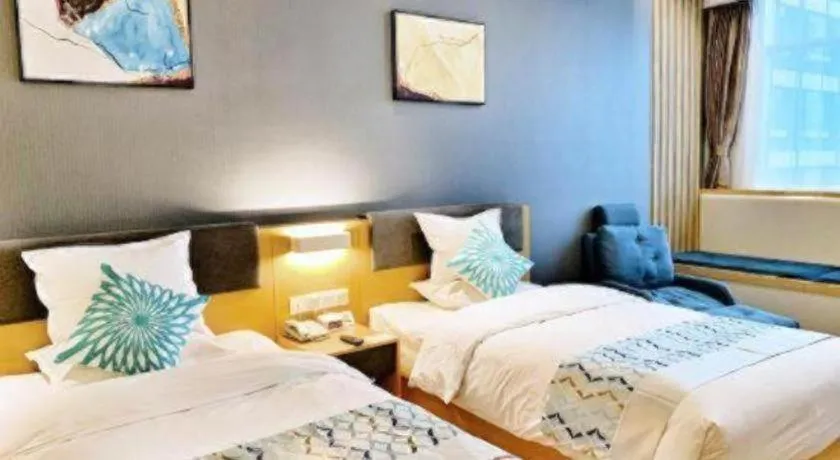 Bed in Holiday Inn Express Jinan Exhibition Center By IHG