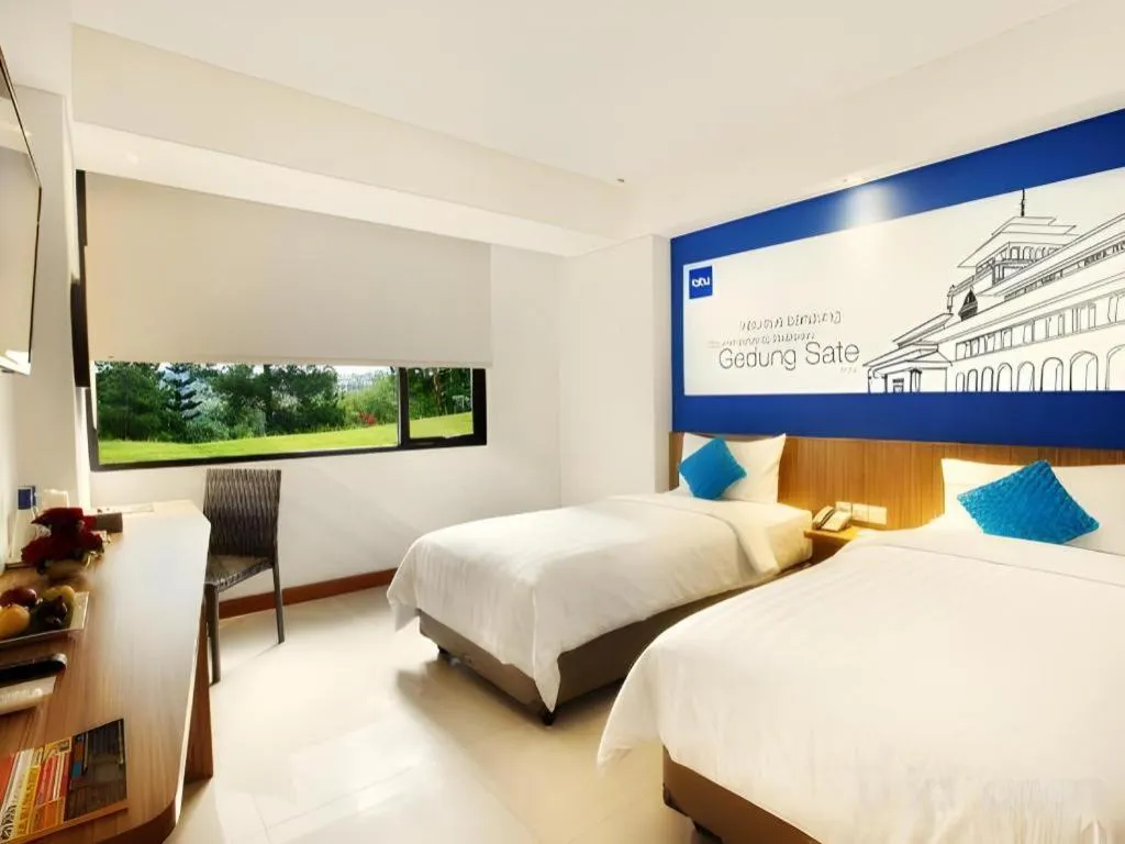 Bed in Indies Style Hotel Bandung